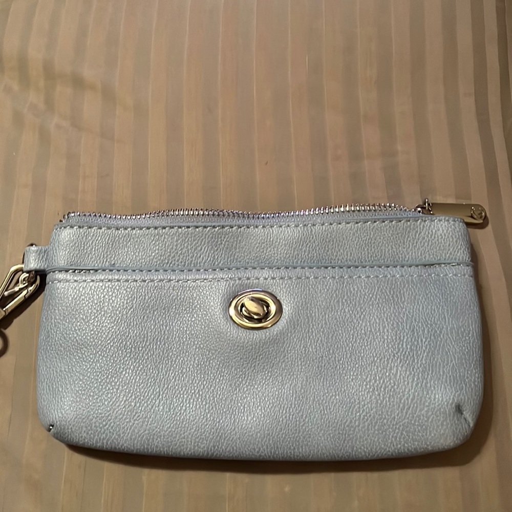 Light blue wristlet